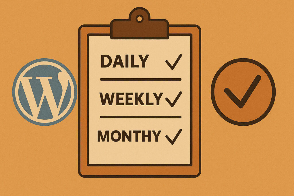 Daily, Weekly, Monthly: The Only WordPress Maintenance Checklist You’ll Ever Need