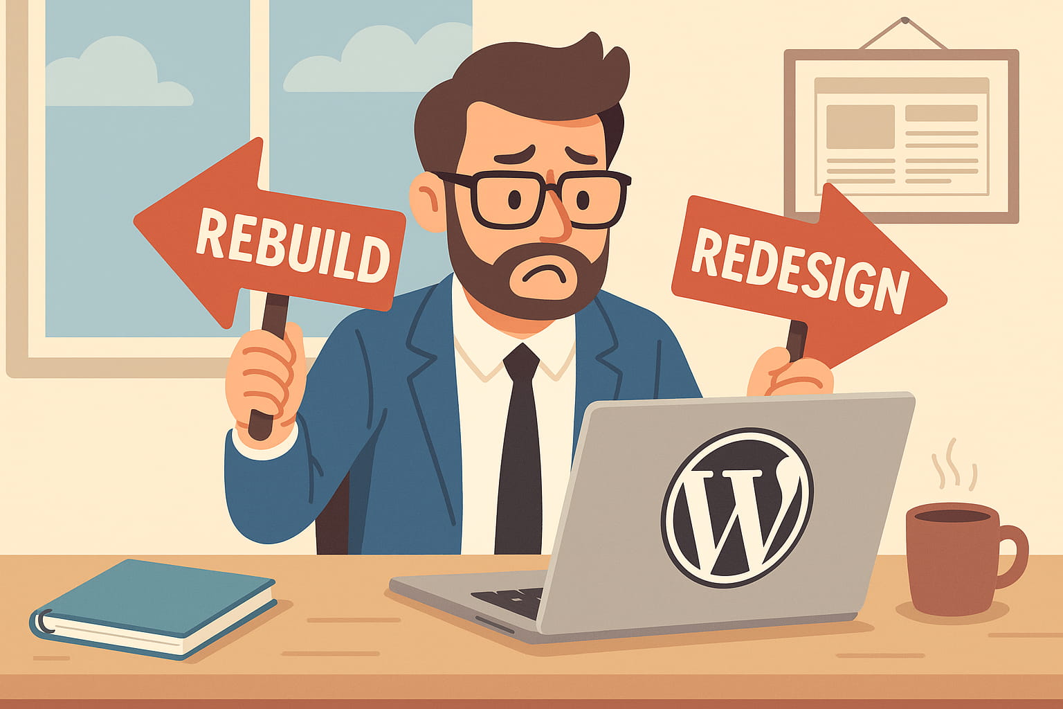 When to Rebuild vs. Redesign Your WordPress Site: A Professional Guide